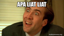 Sarcastic Nicholas Cage