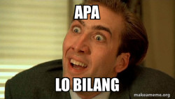 Sarcastic Nicholas Cage