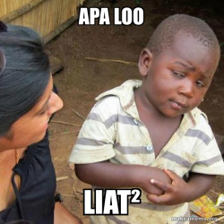 Skeptical Third World Kid