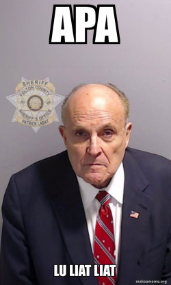 Rudy Giuliani Mugshot