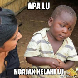 Skeptical Third World Kid