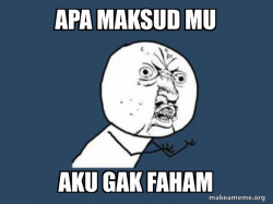 Y U No