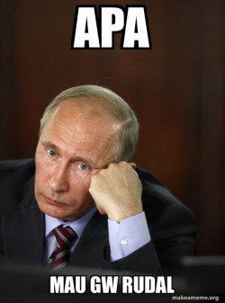 Contemplative Putin