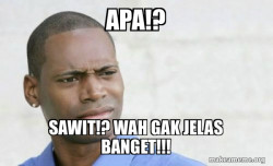 Confused Black Man