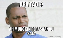 Confused Black Man