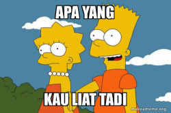 Bart and Lisa Chat
