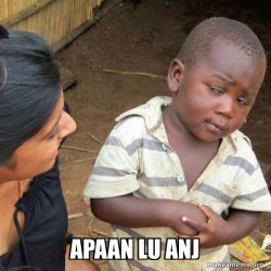 Skeptical Third World Kid