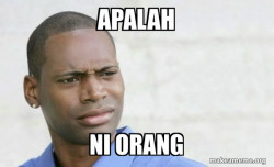 Confused Black Man