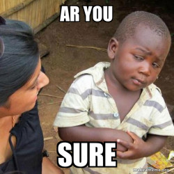 Skeptical Third World Kid