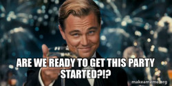 Great Gatsby Reaction - Leonardo DiCaprio Toast