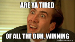 Sarcastic Nicholas Cage