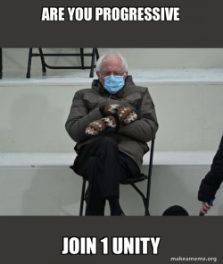 Bernie Sanders at the Inauguration