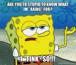 Tough SpongeBob