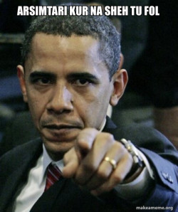 Angry Obama