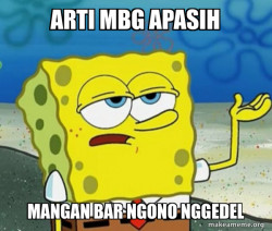 Tough SpongeBob