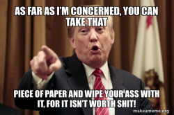 Donald Trump Says