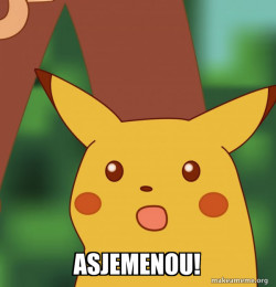 Surprised Pikachu