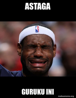 Lebron Crying