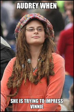 Female College Liberal - Bad Argument Hippie