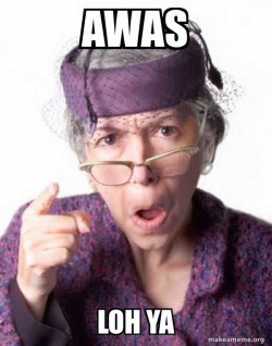 Disapproving Grandma