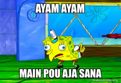 Mocking SpongeBob