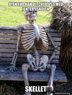 Waiting Skeleton