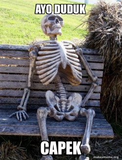 Waiting Skeleton