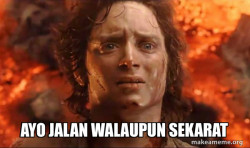 Frodo it's over it's done