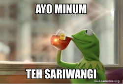 Kermit Drinking Tea