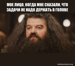 Hagrid - I should not have said that