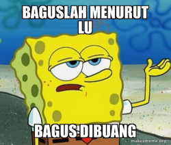 Tough SpongeBob