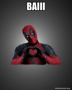 Deadpool Heart Hands