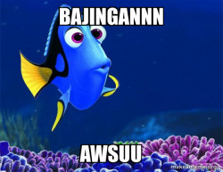 Dory from Nemo  (5 second memory)