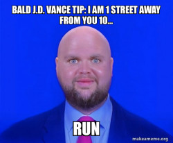 Bald J.D. Vance