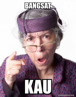 Disapproving Grandma