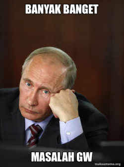 Contemplative Putin