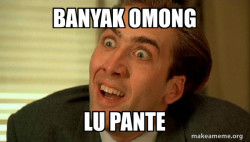 Sarcastic Nicholas Cage