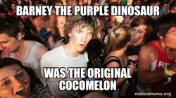barney walked so cocomelon could run 