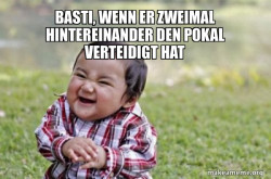 Evil, scheming toddler