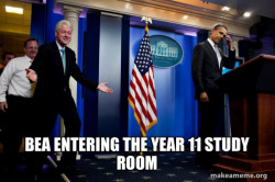 Inappropriate Timing Bill Clinton