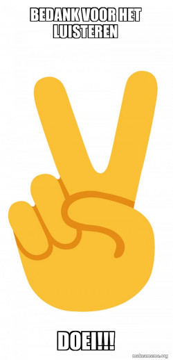 Peace Sign Emoji