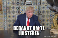 Donald Trump Writing Speech