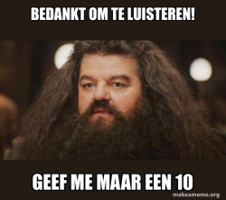 Hagrid - I should not have said that