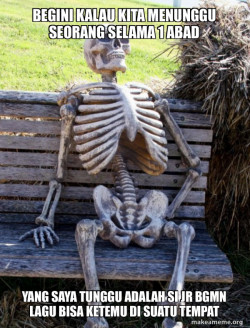 Waiting Skeleton