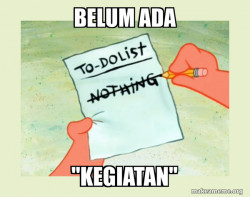 To Do List - Nothing