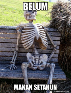 Waiting Skeleton