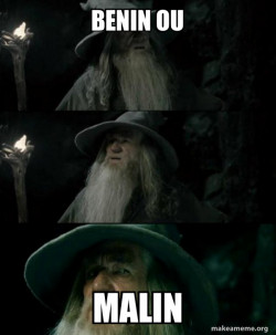 Confused Gandalf