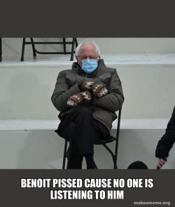 Bernie Sanders at the Inauguration