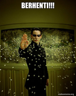 Neo Stopping Bullets