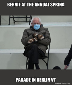 Bernie Sanders at the Inauguration